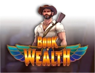 Book of Wealth online game logo by Mancala Gaming on casino-dazard.de