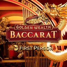 Golden Wealth Baccarat slot visual from Evolution available on casino-dazard.de