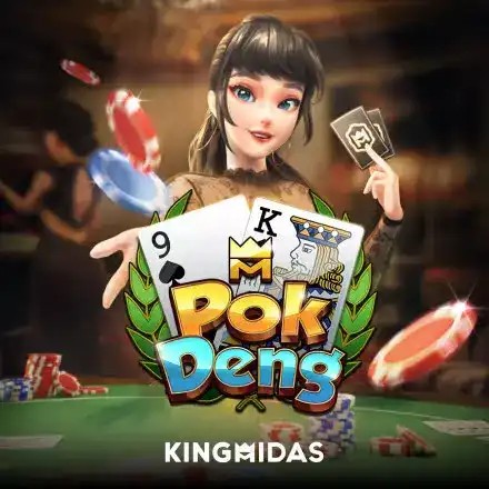 Kingmaker Pok Deng casino game by King Midas – featured logo at Dazard Casino