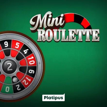 Mini Roulette logo by Platipus at Dazard Casino