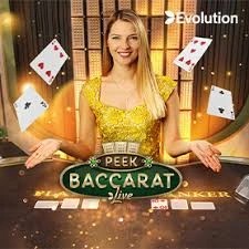 Peek Baccarat logo – Live Dealer by Evolution at Dazard Casino