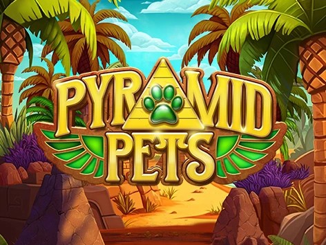 Pyramid Pets slot logo by Play'n GO at Dazard Casino