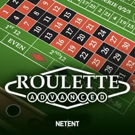Roulette Advanced slot icon by NetEnt, available at Dazard Casino